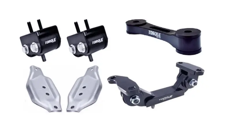 Torque Solution Engine / Trans / Pitch Mount Kit W/ Mount Plates: Subaru Wrx 02-14 / Sti 04+ 1