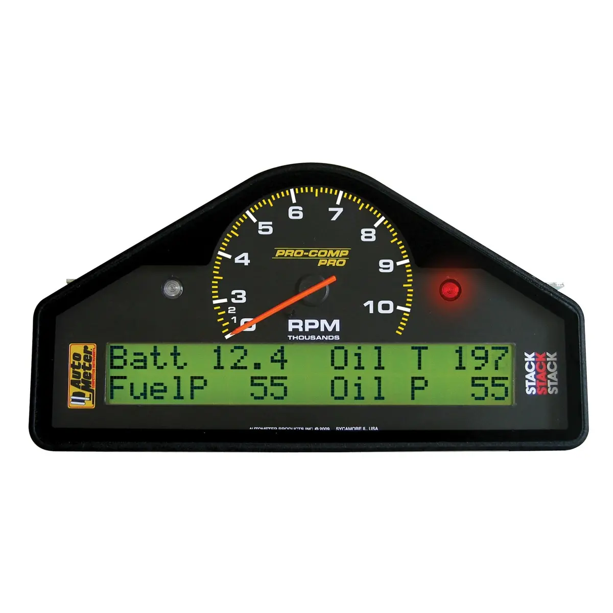 Race Dash 0-3-10.5K Rpm Pro-Comp Pro 1