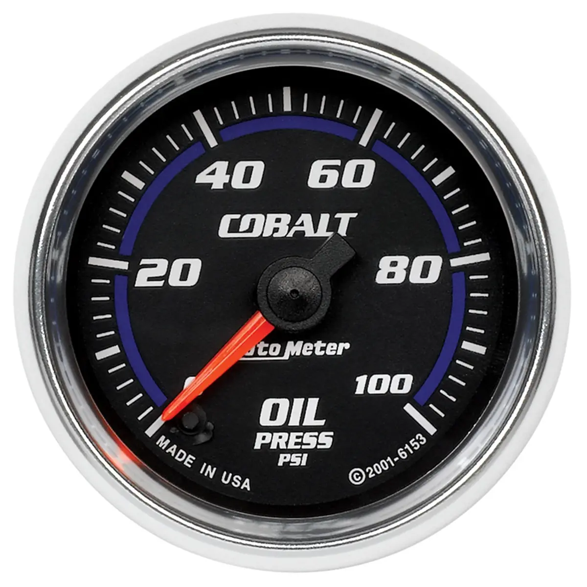 2-1/16 In. Oil Pressure 0-100 Psi Cobalt 1