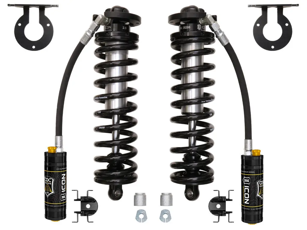 Icon 2005-2023 Ford F-250/F-350 Super Duty 4Wd 2.5” Lift 2.5 Vs Remote Reservoir W/ Cdcv Coilover Conversion Kit 1