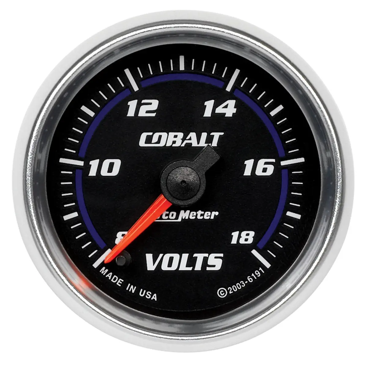 2-1/16 In. Voltmeter 8-18V Cobalt 1