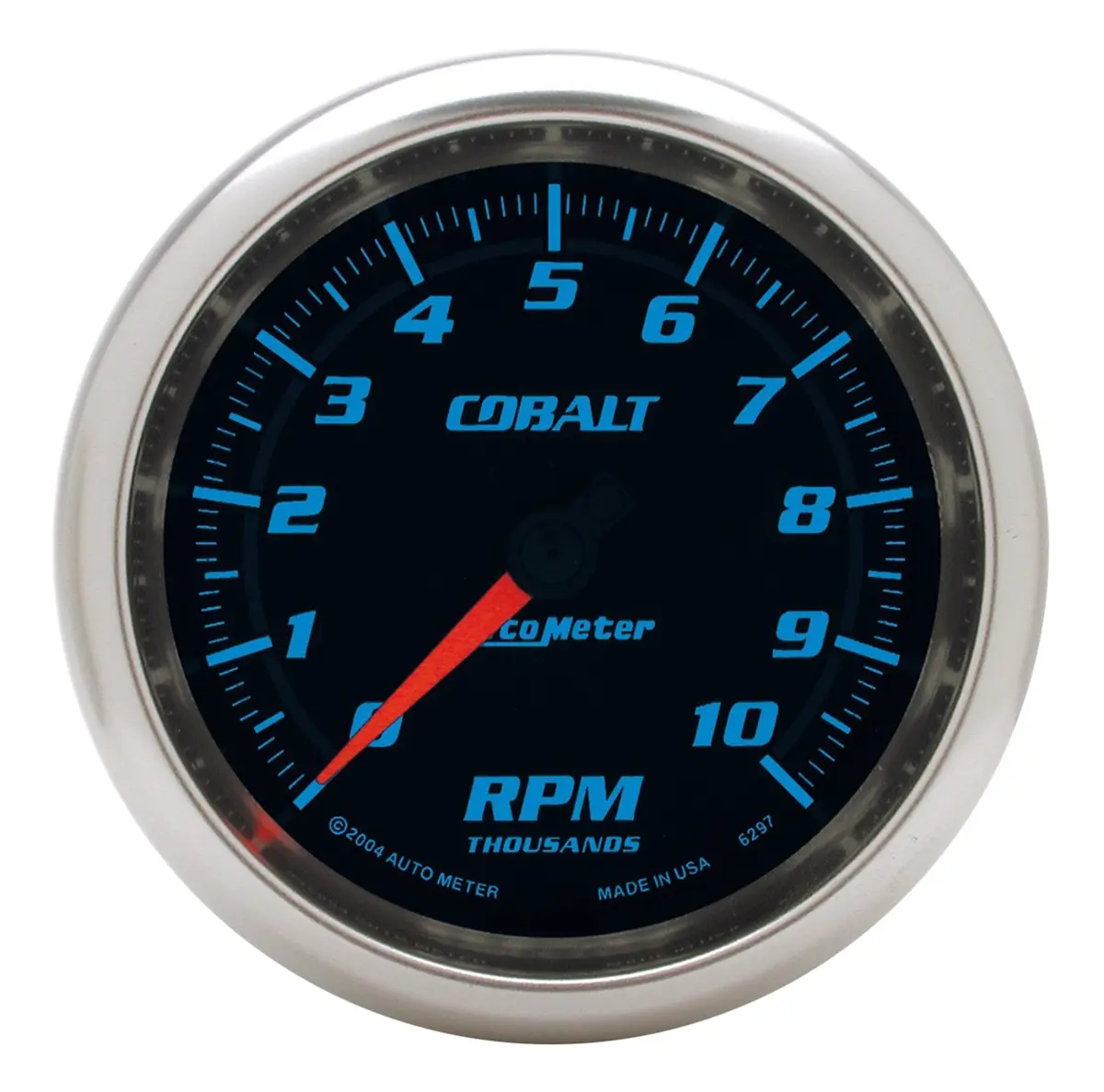 3-3/8 In. In-Dash Tachometer 0-10000 Rpm Cobalt 1