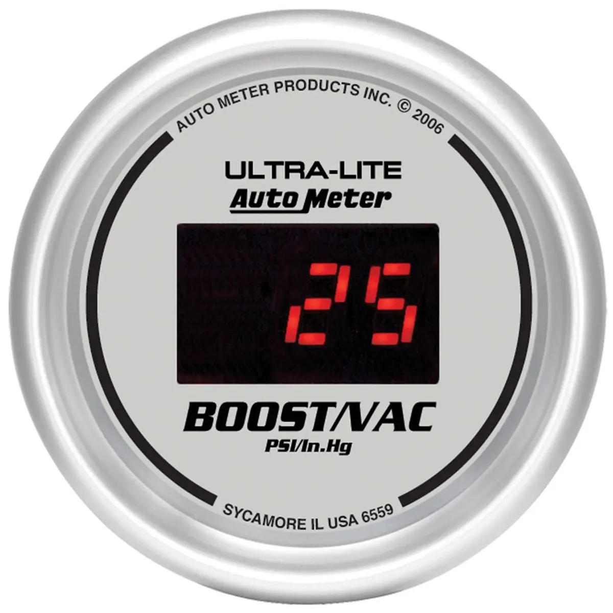 2-1/16 In. Boost/Vacuum 5-100 Psi Ultra-Lite Digital 1