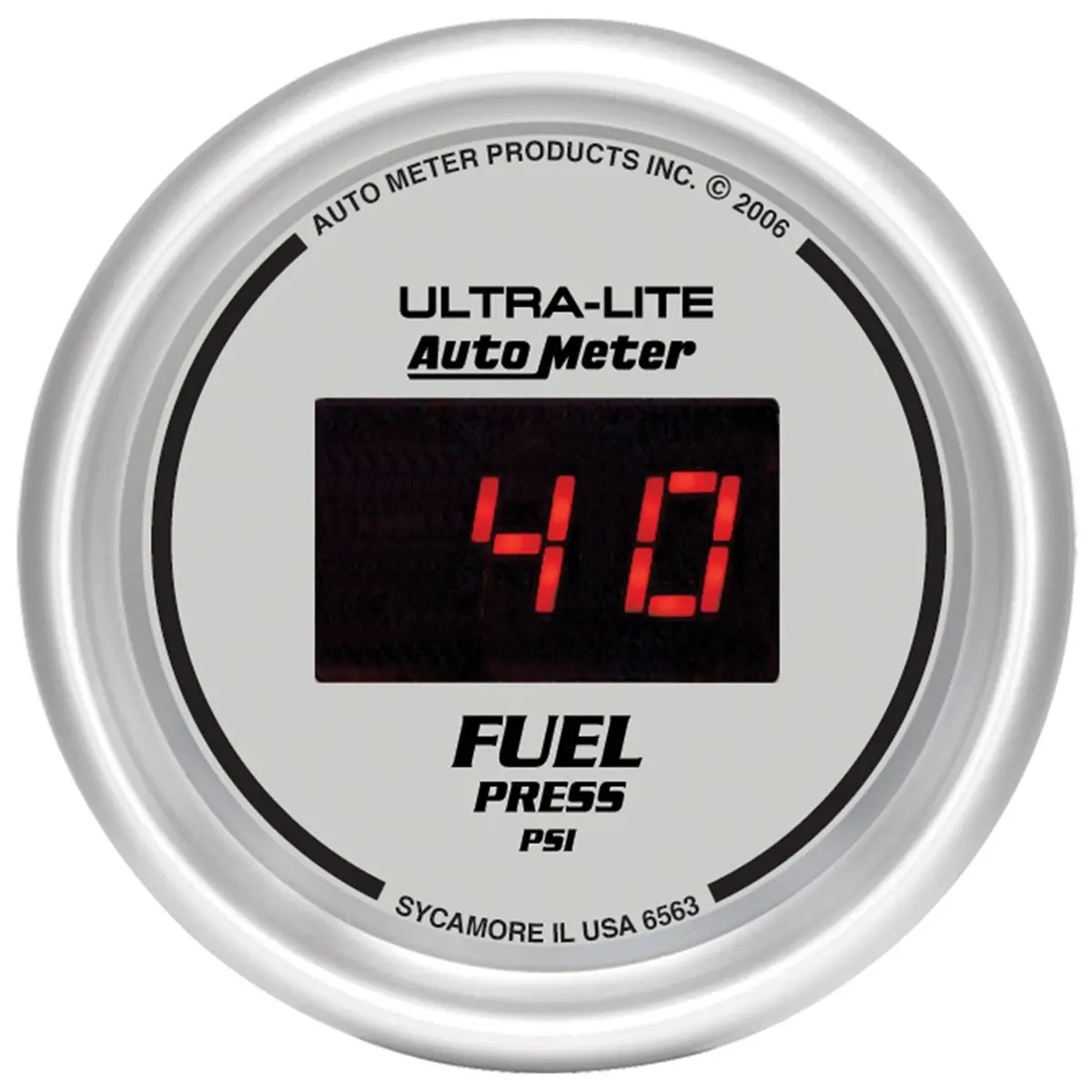2-1/16 In. Fuel Pressure 5-100 Psi Ultra-Lite Digital 1