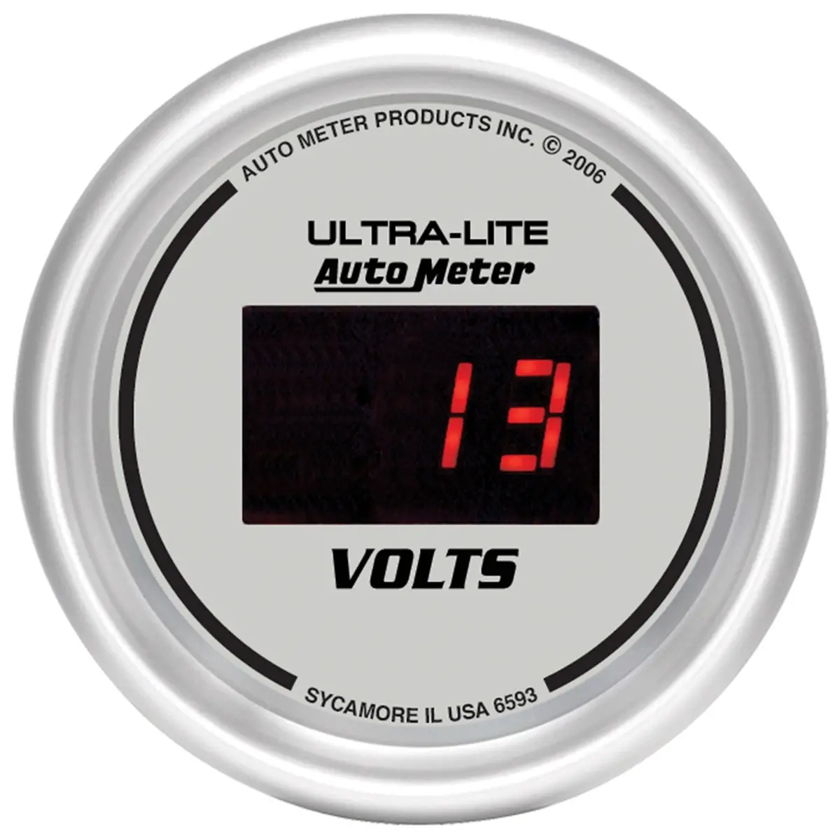 2-1/16 In. Voltmeter 8-18V Ultra-Lite Digital 1