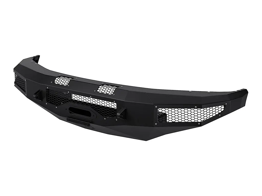 Icon Impact 17-22 Ford Super Duty Pro Series Winch Front Bumper 1