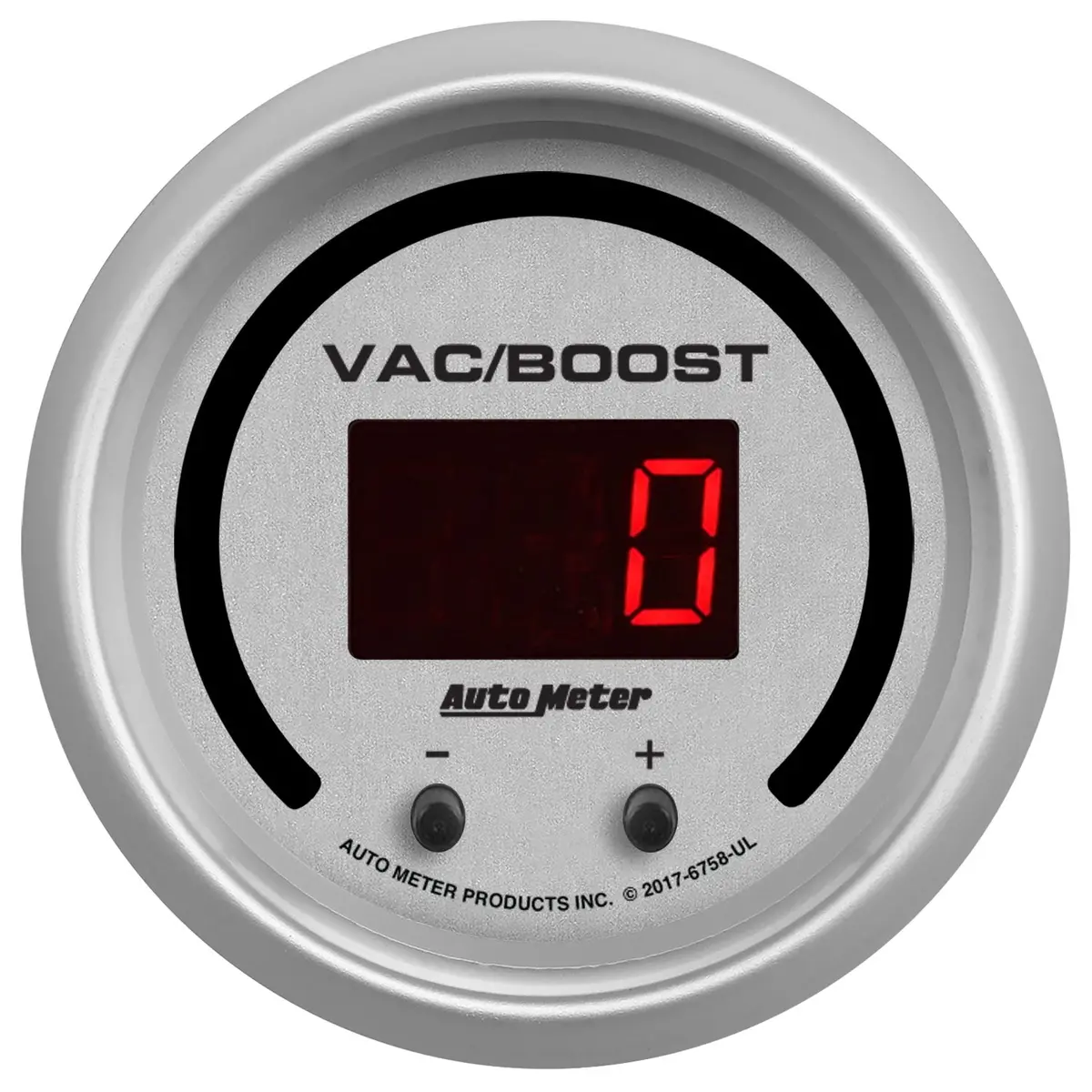 Gauge  Vac/Boost  2 1/16"  Two Channel  Selectable  Ultra-Lite Elite Digital 1