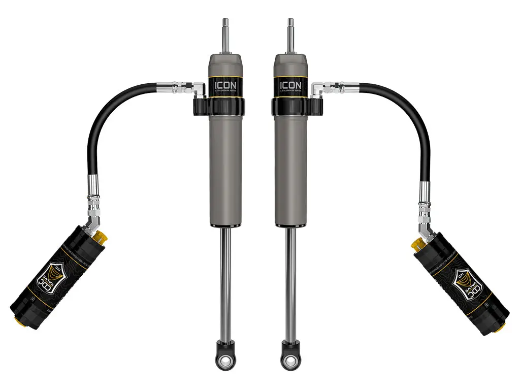 Icon 2023-2024 Ford F-250/F-350 Super Duty 4Wd 4.5” Lift Front V.S. 2.5 Aluminum Series Shocks Remote Reservoir W/ Cdcv Pair 1