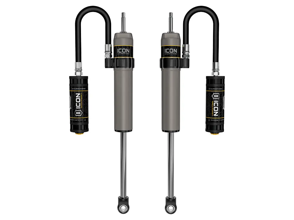 Icon 2023-2024 Ford F-250/F-350 Super Duty 4Wd 4.5” Lift Front V.S. 2.5 Aluminum Series Shocks Remote Reservoir Pair 1