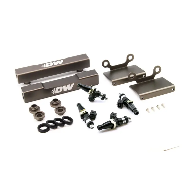 Deatschwerks 04-06 Subaru Sti/Lgt Side Feed To Top Feed Fuel Rail Conv Kit W/ 2200Cc Injectors 1