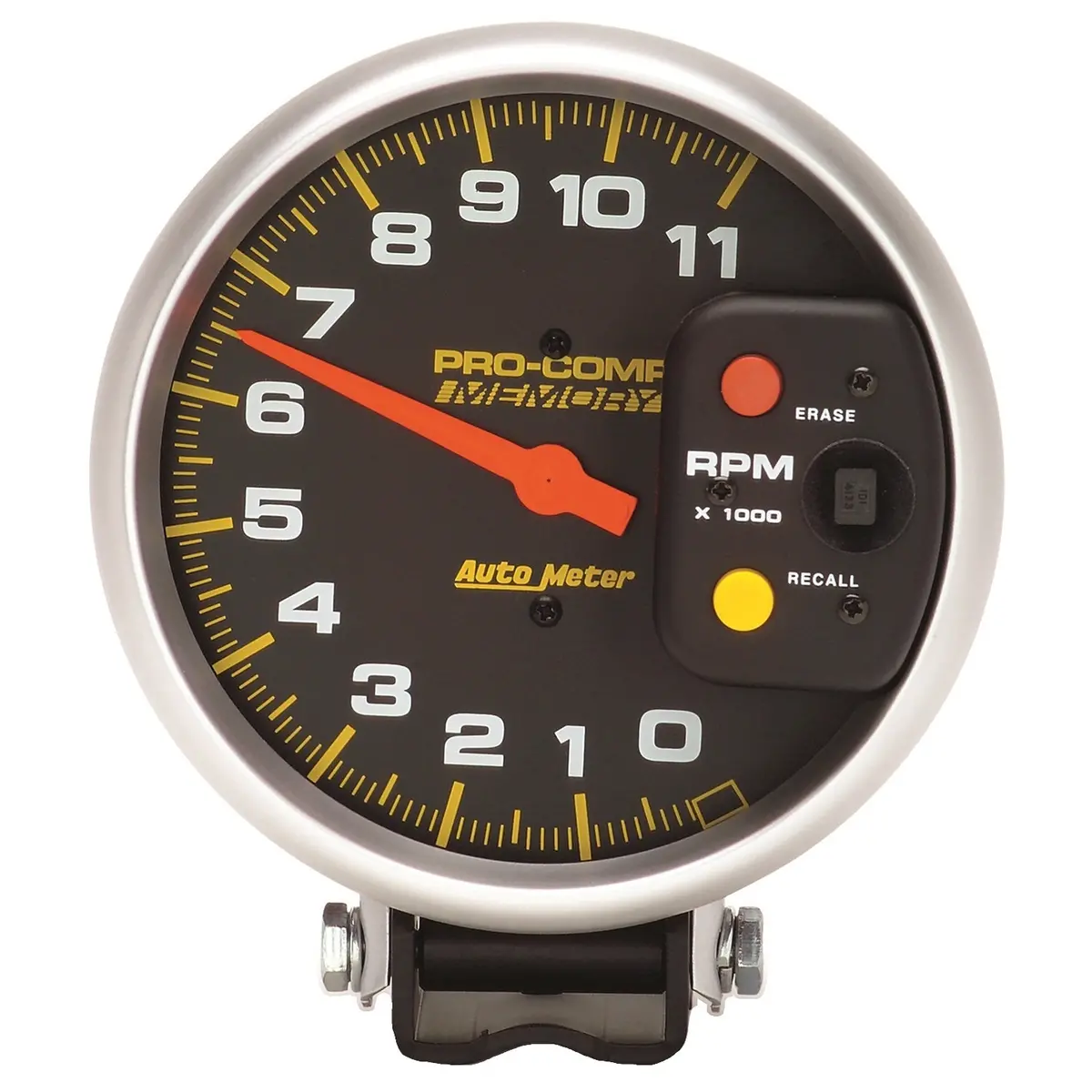 5 In. Tachometer 0-11000 Rpm Pedestal W/Peak Memory Pro-Comp 1