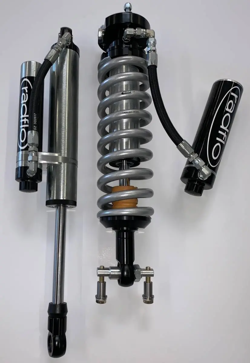 Oe Replacement 2.5 Inch Front Coil-Over Kit 12 And Up Colorado 3 Inch Lift W/Remote Reservoir And Compression Adjusters Radflo 1