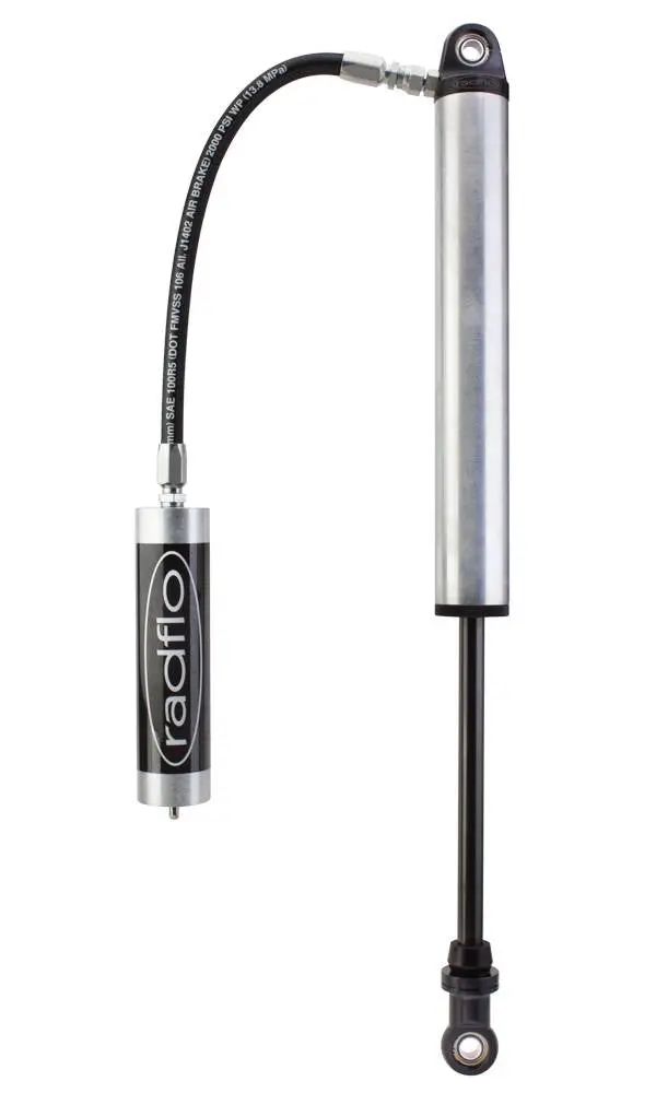Off Road 2.5 Inch Smooth Body 16 Inch Travel W/ 7/8 Inch Shaft Remote Reservoir Radflo Suspension 1
