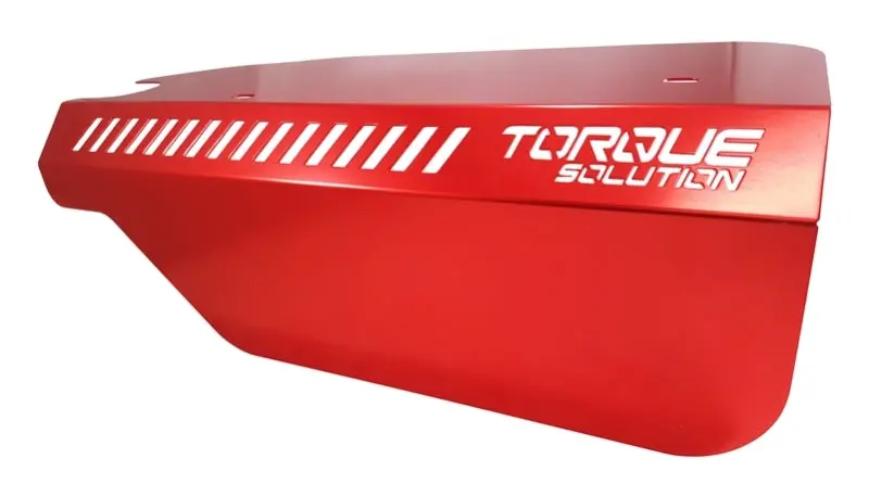 Torque Solution Engine Pulley Cover 2015+ Subaru Wrx/2014+ Forester Xt - Red 1
