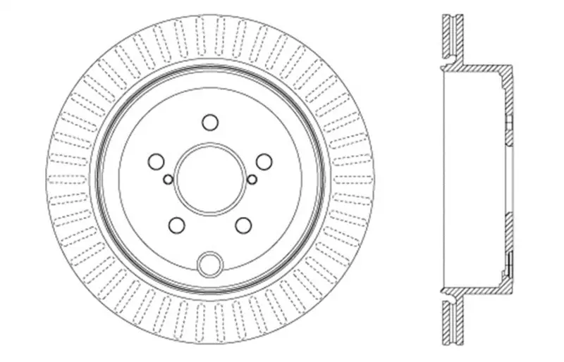 Stoptech Drilled Sport Brake Rotor 1