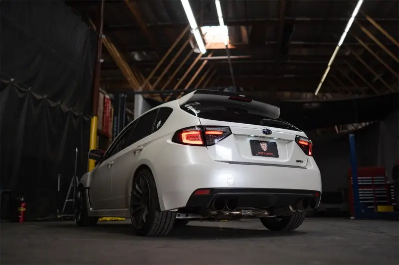 Spyder 08-14 Subara Impreza Wrx Hatchback Led Tail Lights Seq Signal Black Alt-Yd-Si085d-Seq-Bk 1