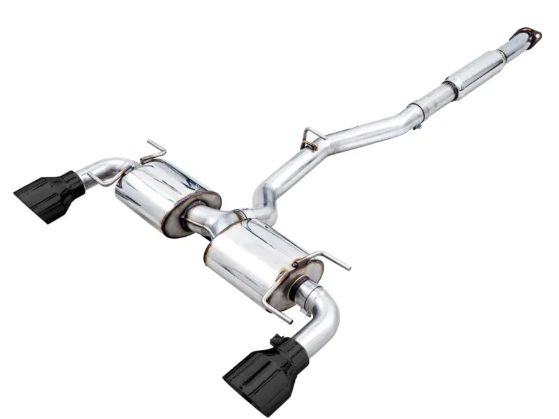 Awe Subaru Brz/ Toyota Gr86/ Toyota 86 Touring Edition Cat-Back Exhaust- Diamond Black Tips 1