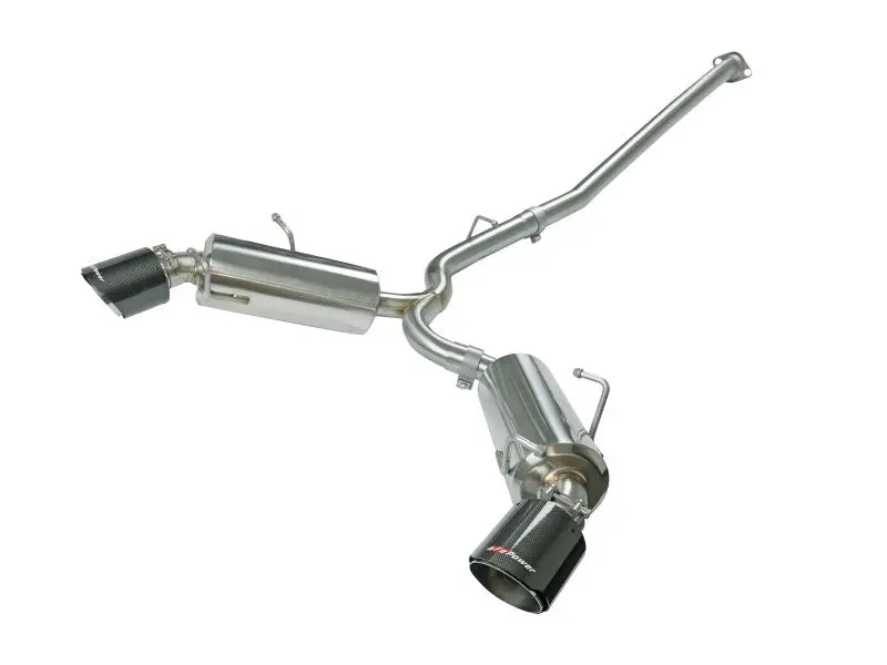 Afe Takeda Exhaust Axle-Back 13-15 Scion Frs / Subaru Brz 304Ss Carbon Fiber Dual Tips Exhaust 1