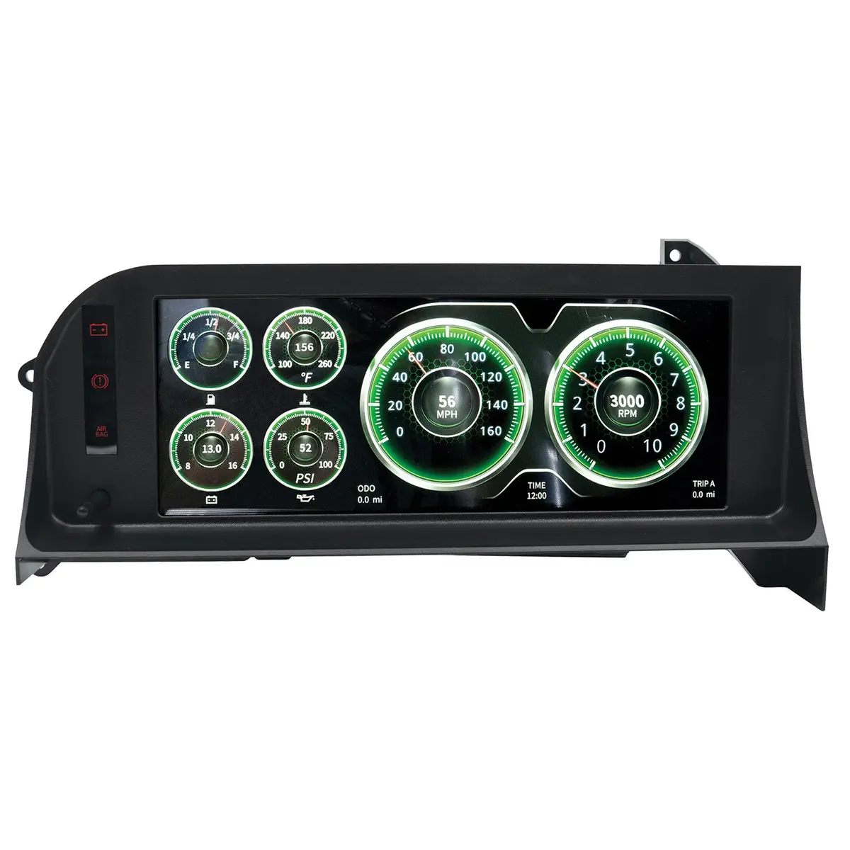 Invision Lcd Dash Kit 87-93 Ford Mustang Direct Fit Digital Dash 1