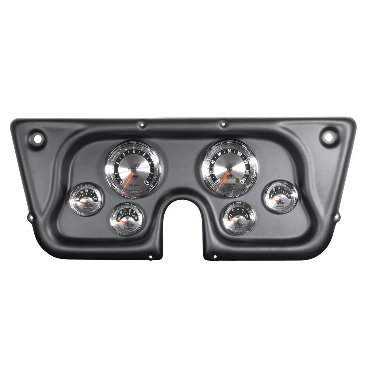 6 Gauge Direct-Fit Dash Kit Chevy Truck C / K / K5 / Suburbn 67-72 American Muscle 1