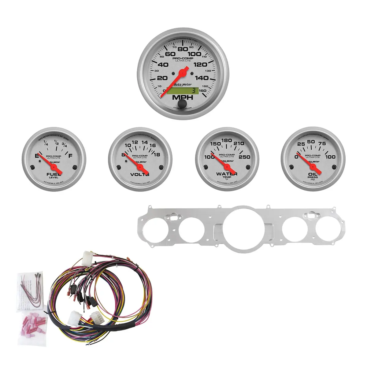 5 Gauge Direct-Fit Dash Kit Mustang 65-66 Ultra-Lite 1