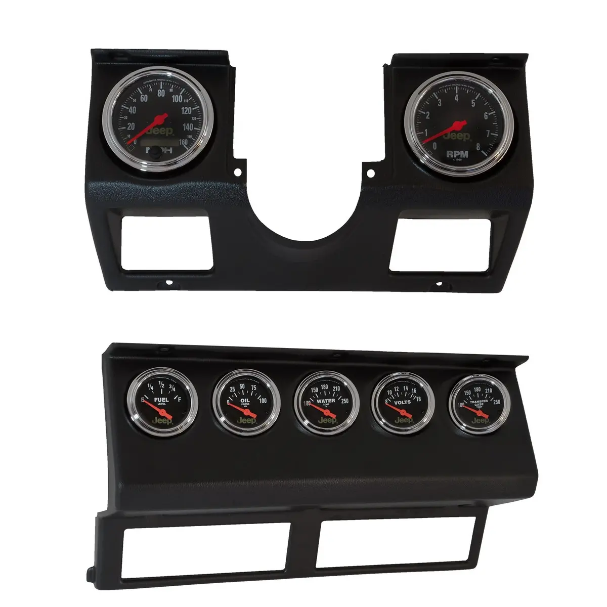 7 Gauge Direct-Fit Dash Kit Wrangler Yj 87-96 Jeep 1