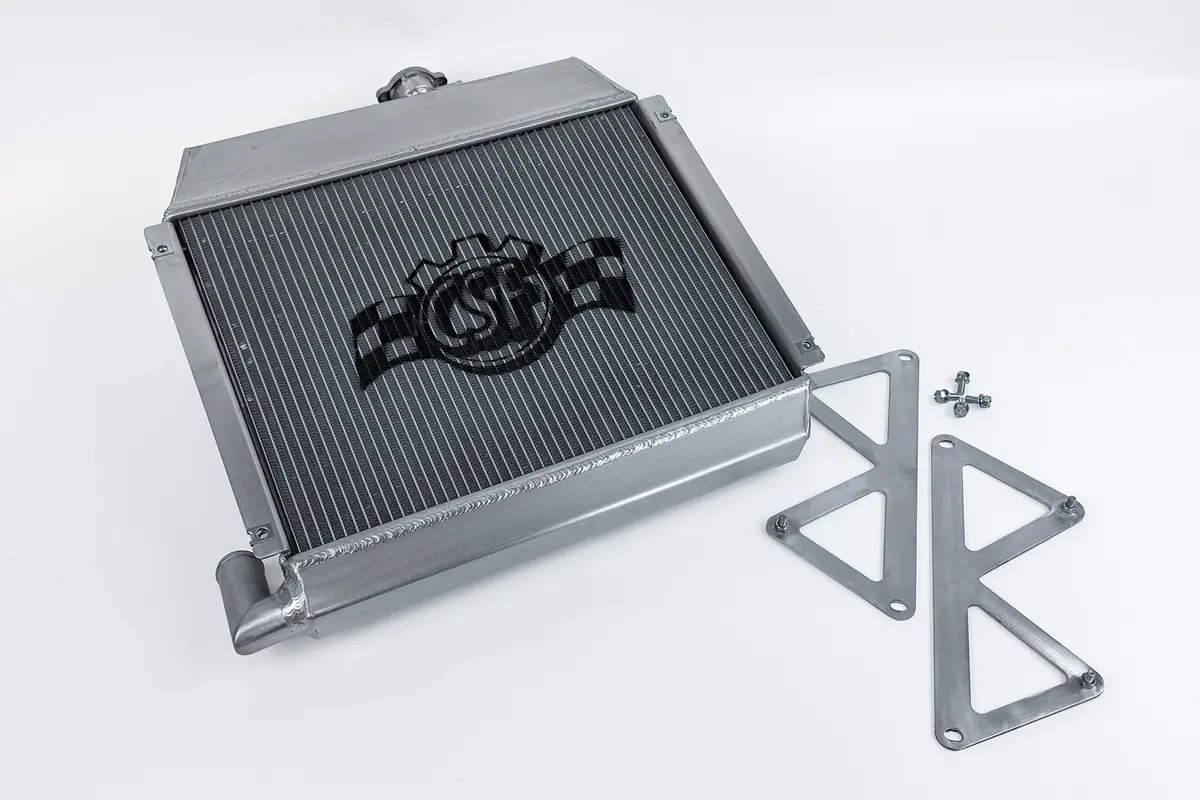 Bmw 2002 / 1602 High-Performance All-Aluminum Radiator - Silver 2