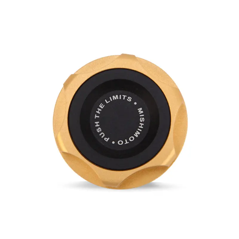 Mishimoto Subaru Oil Filler Cap - Gold 1