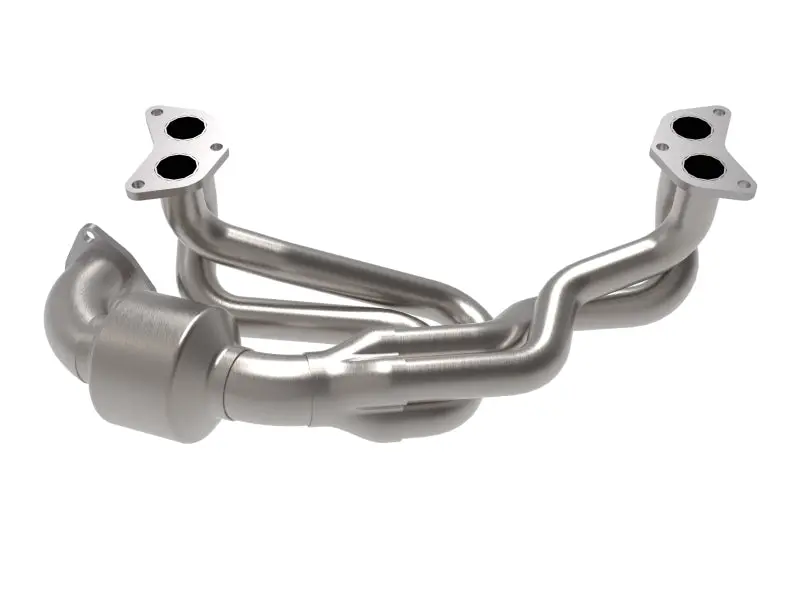 Afe Twisted Steel 304 Stainless Steel Header W/ Cat 13-19 Subaru Outback H4-2.4L 1