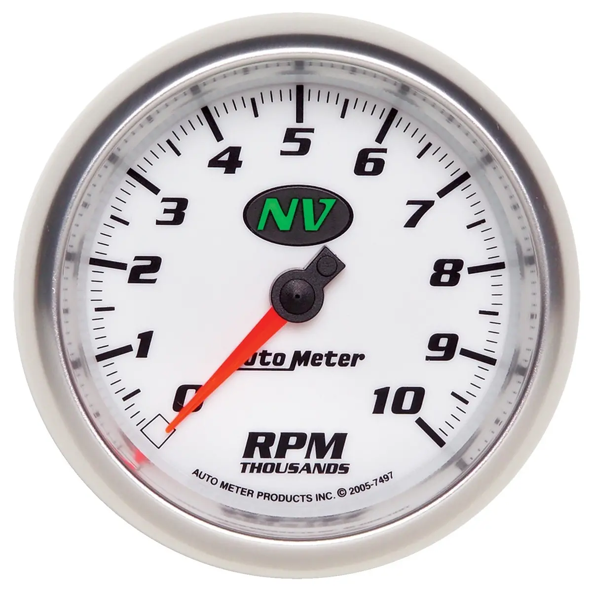 3-3/8 In. In-Dash Tachometer 0-10000 Rpm Nv 1
