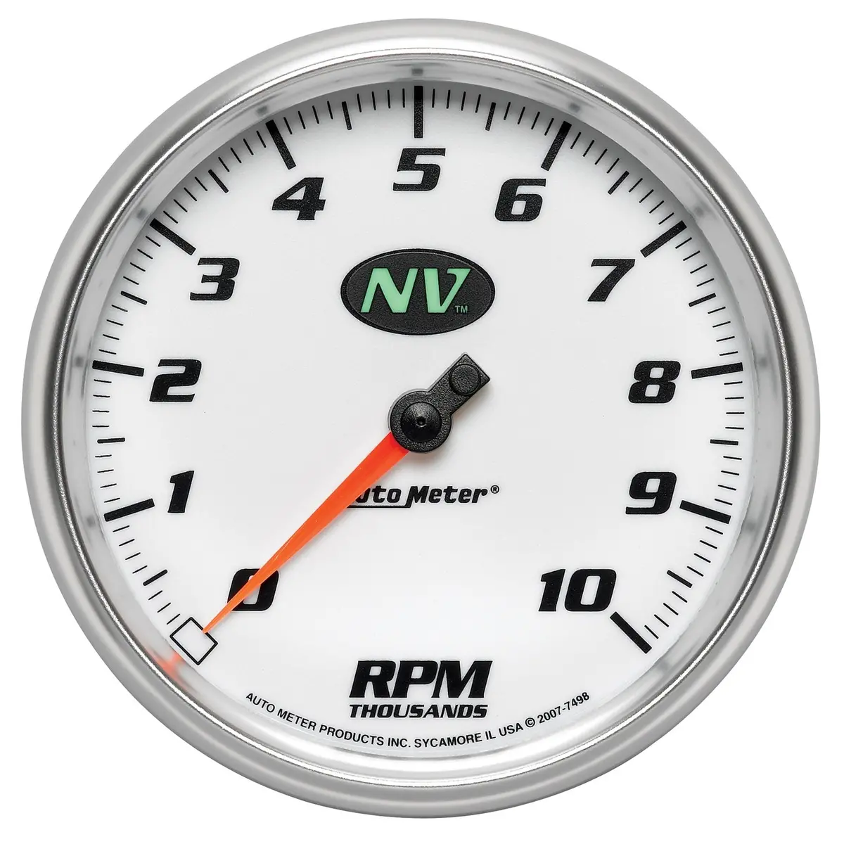 5 In. In-Dash Tachometer 0-10000 Rpm Nv 1