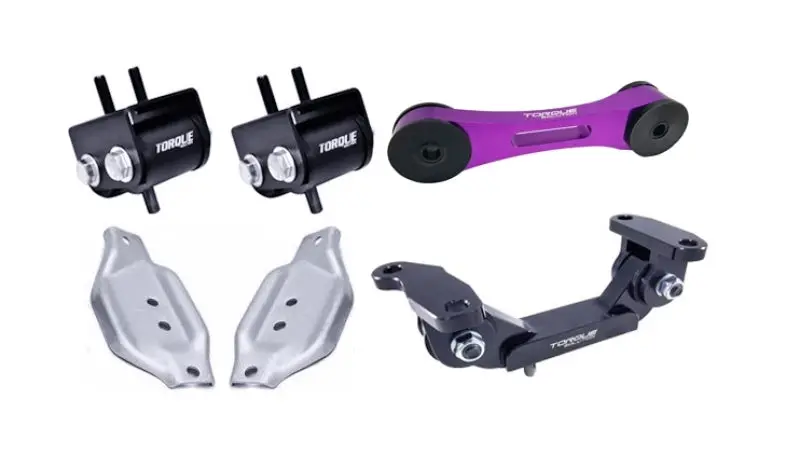 Torque Solution Engine/Trans/Purple Pitch Mount Kit W/Mount Plates - 02-14 Subaru Wrx/04+ Subaru Sti 1