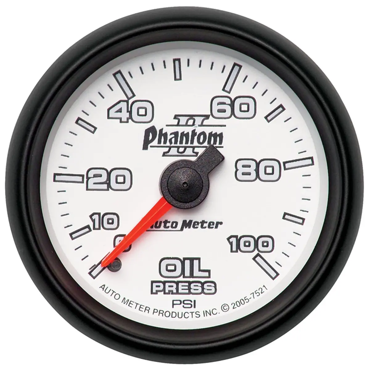 2-1/16 In. Oil Pressure 0-100 Psi Phantom Ii 1
