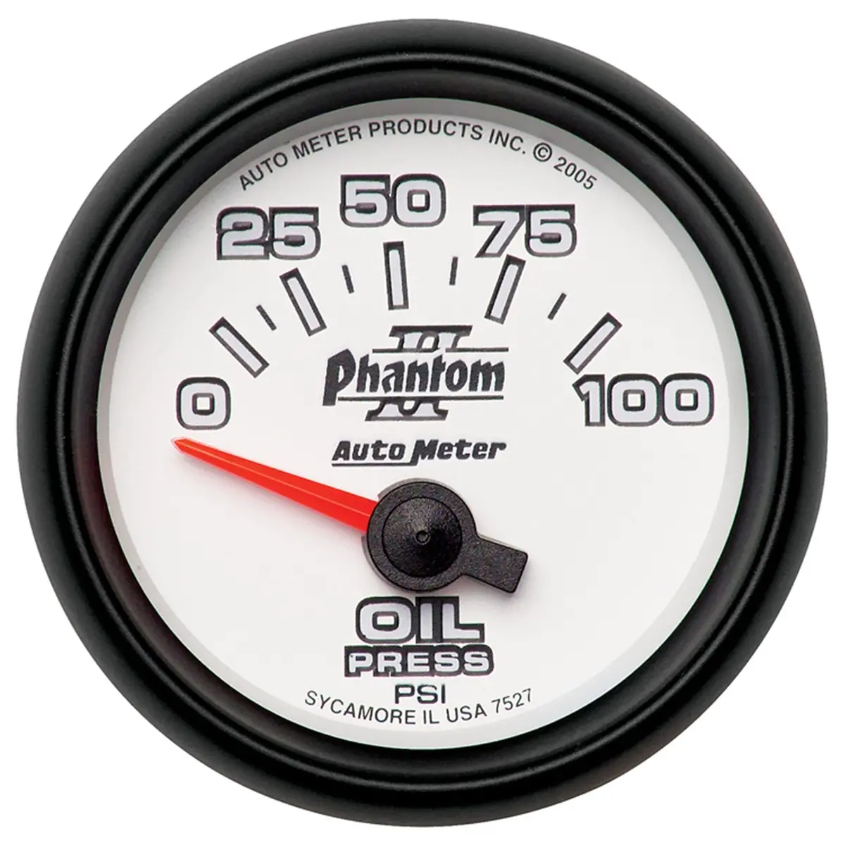 2-1/16 In. Oil Pressure 0-100 Psi Phantom Ii 1