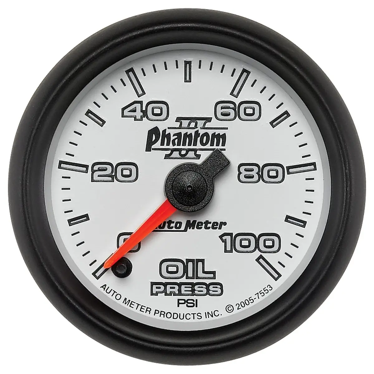 2-1/16 In. Oil Pressure 0-100 Psi Phantom Ii 1