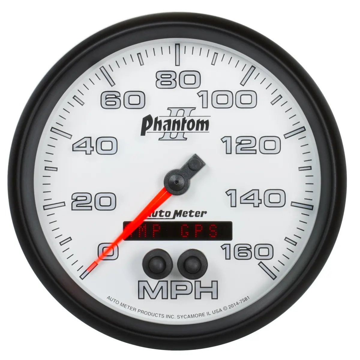 5 In. Gps Speedometer 0-160 Mph Phantom Ii 1