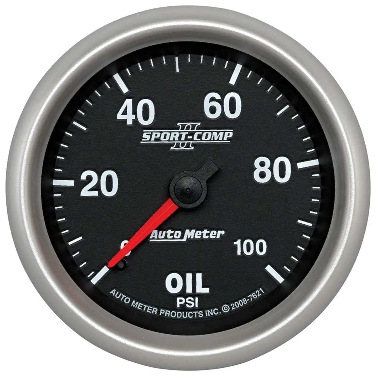 2-5/8 In. Oil Pressure 0-100 Psi Sport-Comp Ii 1