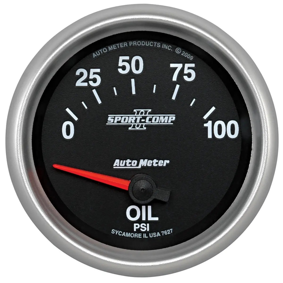 2-5/8 In. Oil Pressure 0-100 Psi Sport-Comp Ii 1
