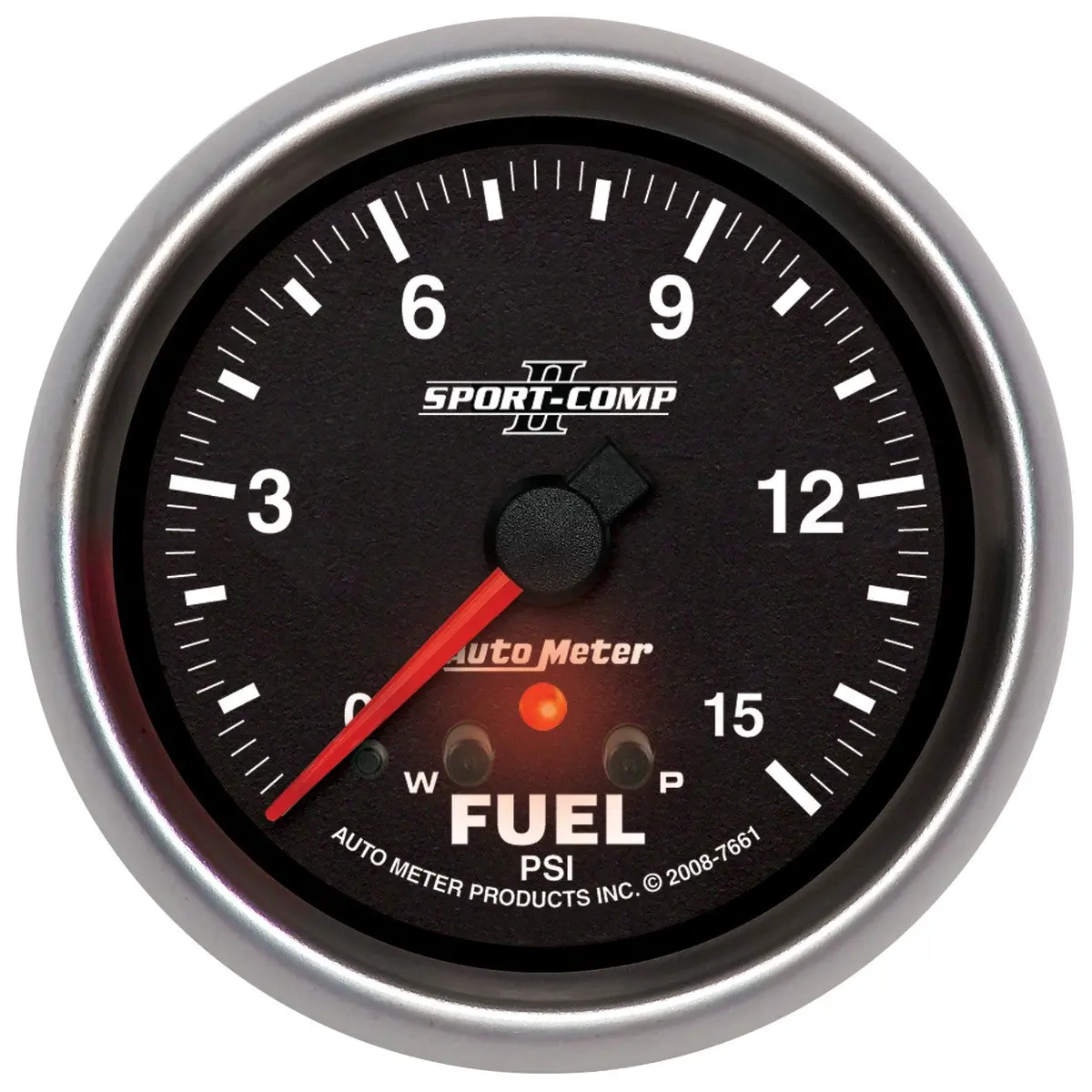 2-5/8 In. Fuel Pressure 0-15 Psi Sport-Comp Ii 1