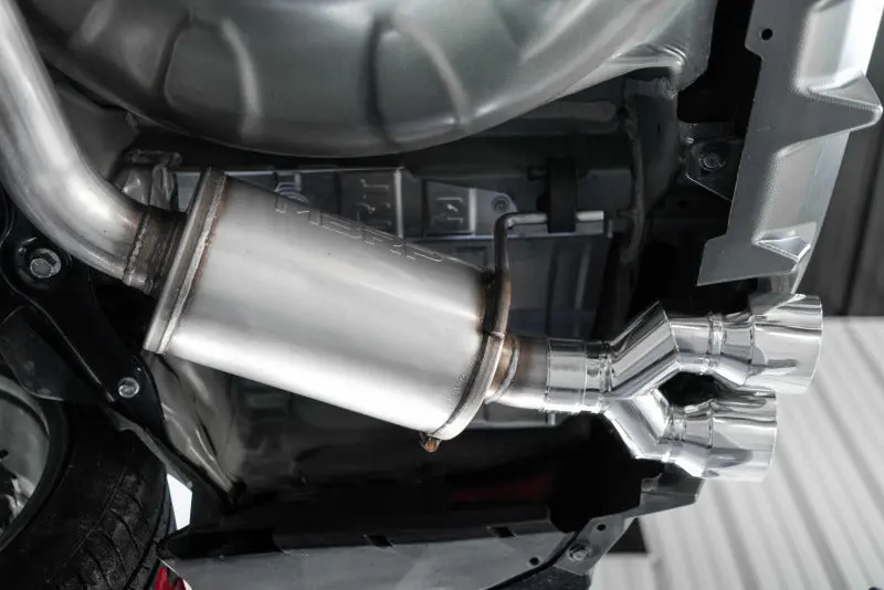 Mbrp 15-19 Subaru Wrx 2.0L/Sti 2.5L 3In Dual Split Rear Exit W/ 3.5In Cf Tips - T304 Street Version 1