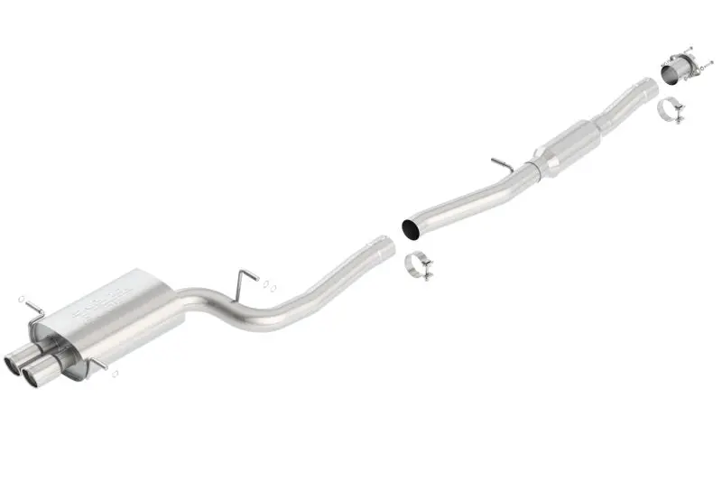 Borla 02-07 Wrx Twin Tip Hush Catback Exhaust 1