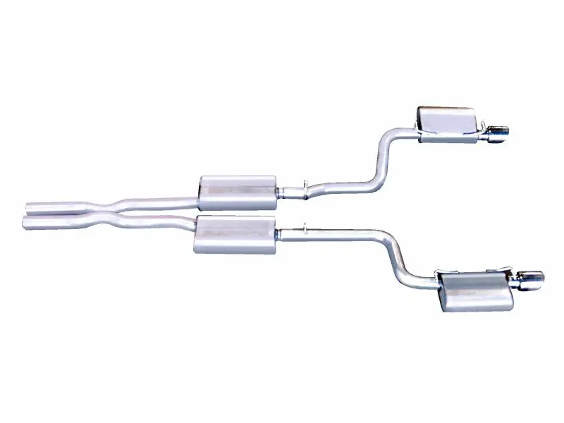 Gibson Dual Cat-Back Exhaust System For 2005–2015 Chrysler 300C (5.7L Hemi) – 2.5-Inch Stainless Steel 1