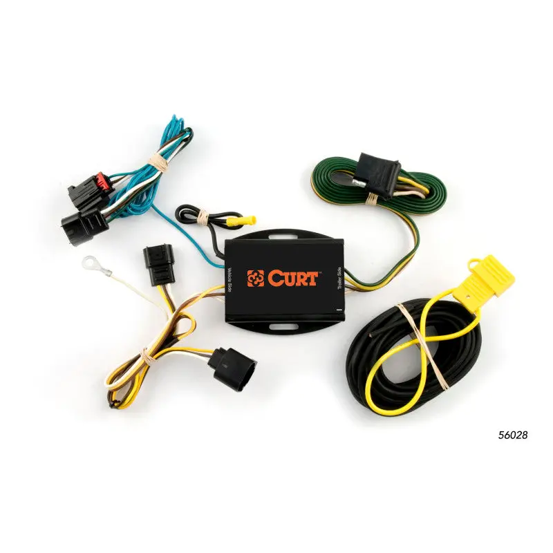 Curt Custom Trailer Wiring Harness For 2008–2010 Dodge Avenger — 4-Way Flat Output 1