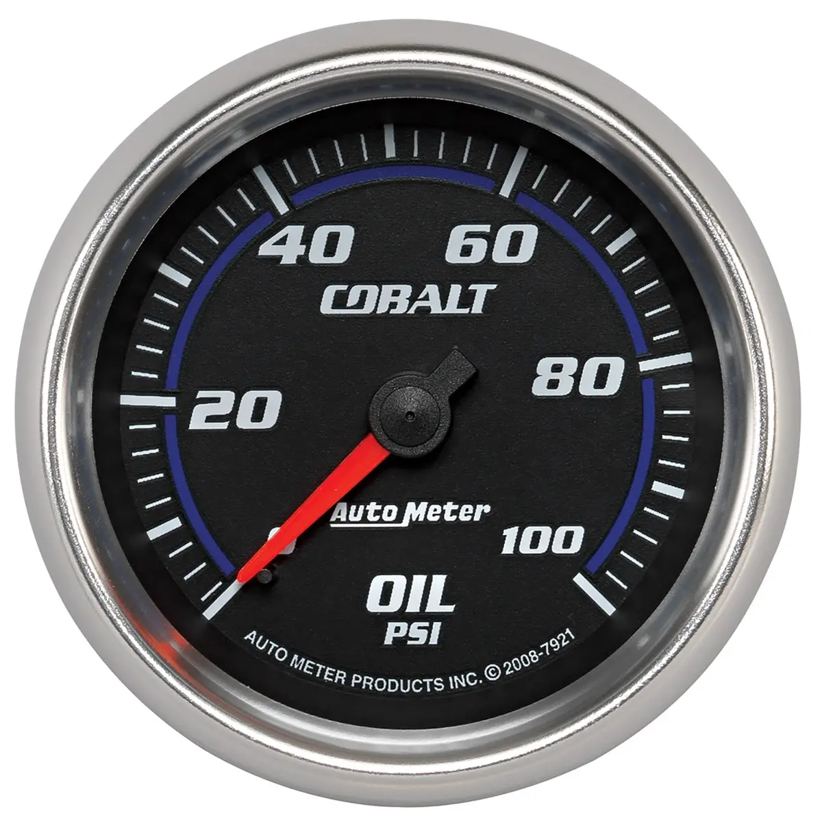 2-5/8 In. Oil Pressure 0-100 Psi Cobalt 1