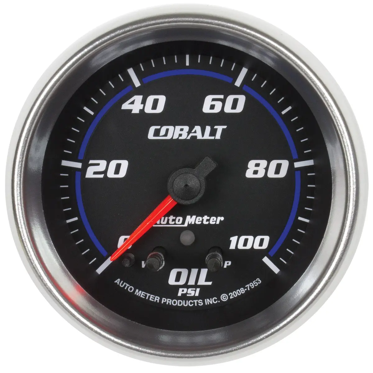 2-5/8 In. Oil Pressure 0-100 Psi Cobalt 1