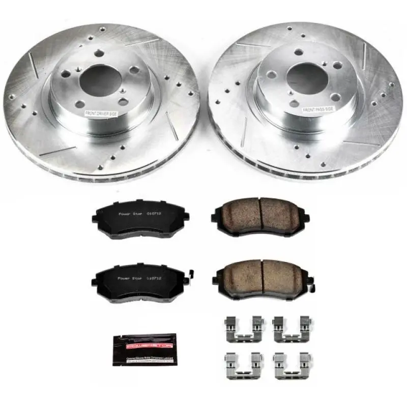 Power Stop 05-06 Saab 9-2X Front Z23 Evolution Sport Brake Kit 1