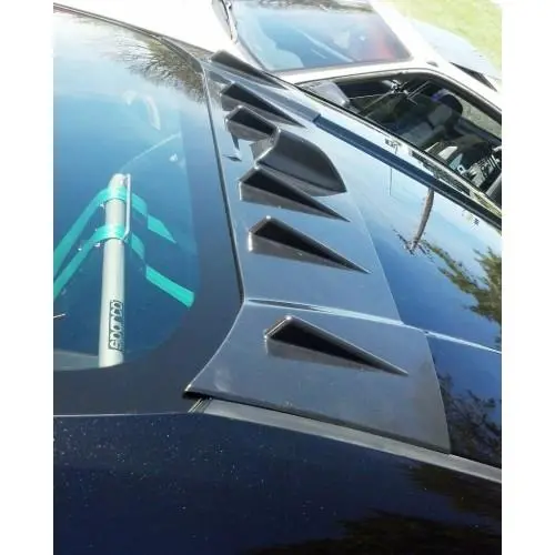 Blox Racing 13-14 Scion/Subaru Fr-S/Brz Vortex Generator Fins With Shark Fin - Abs Black 1