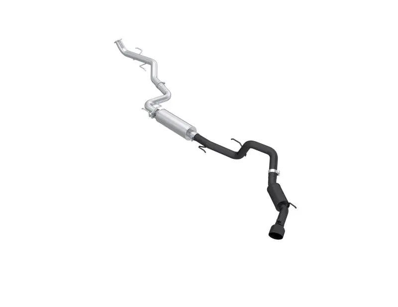 Mbrp 2024 Toyota Tacoma 2.4L (Excl Leaf Spring) 3In Cat-Back Single Exit Blk-Coated Aluminized Steel 1