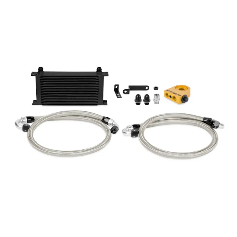 Mishimoto 08-14 Wrx/Sti Thermostatic Oil Cooler Kit - Black 1