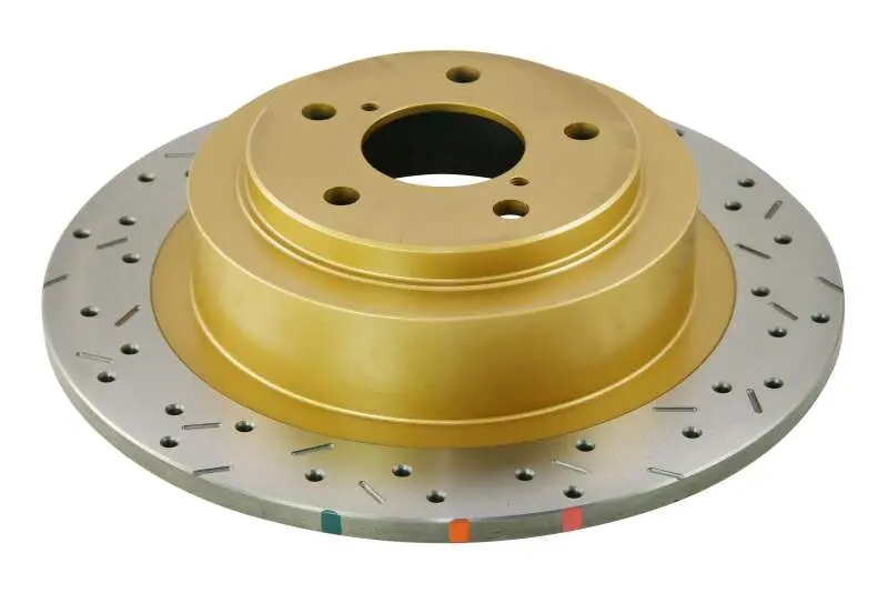 Dba 01-04 Outback 2.5L/3.0 H6 Rear Drilled & Slotted 4000 Series Rotor 1